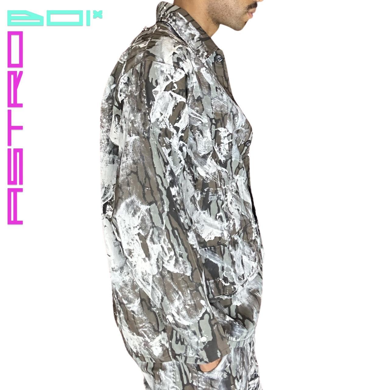 ASTROBOI* PAINTERLY BARK CAMOUFLAGE PANTS_ 34"
