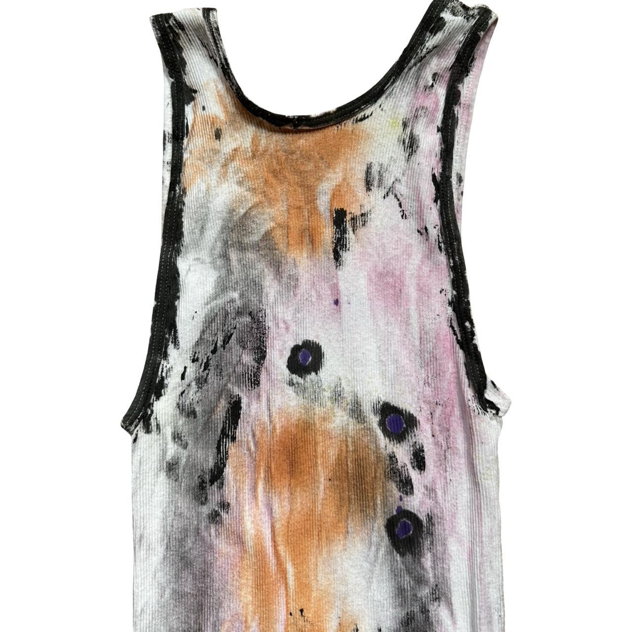 ASTROBOI* x Hanes 'HEAVEN' White Graphic Print Tank Top - flat back detail