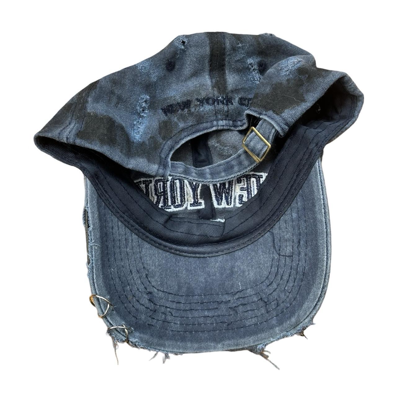 ASTROBOI* ‘Feeling Blue’ NYC Distressed Resin Hat, back