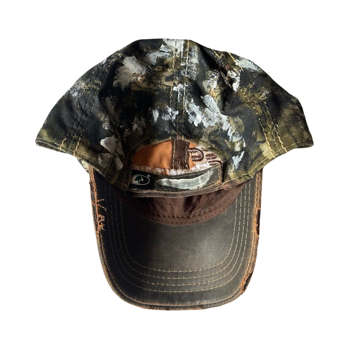ASTROBOI* x Mossy Oak Brown Camo Painted Hat - back