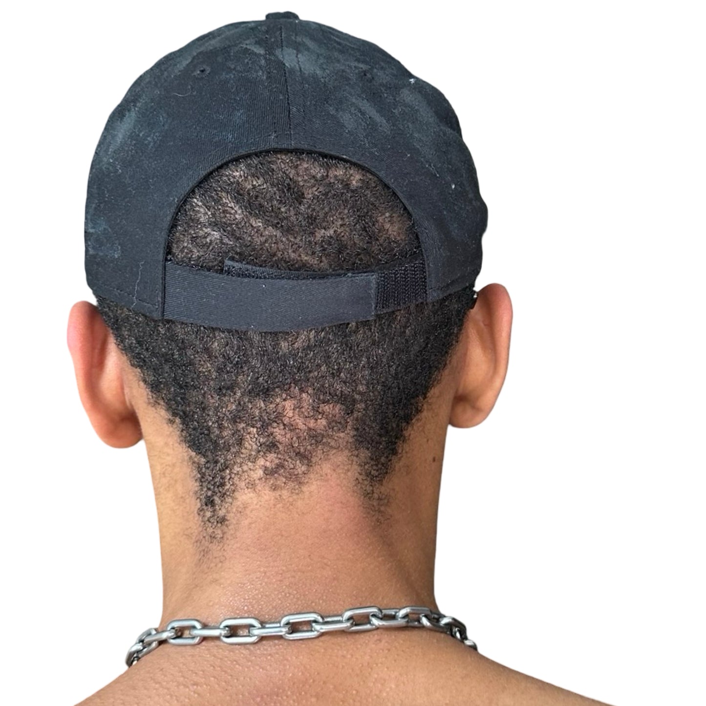 ASTROBOI* x Corvette Black Distressed Streetwear Hat - back