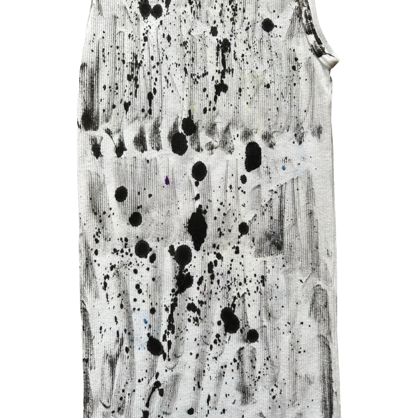 ASTROBOI* x Hanes 'Skies' White Graphic Print Tank Top - flat back detail