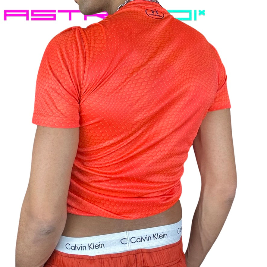ASTROBOI* UNDER ARMOUR _ BASKETBALL LYCRA TOP _ ORANGE
