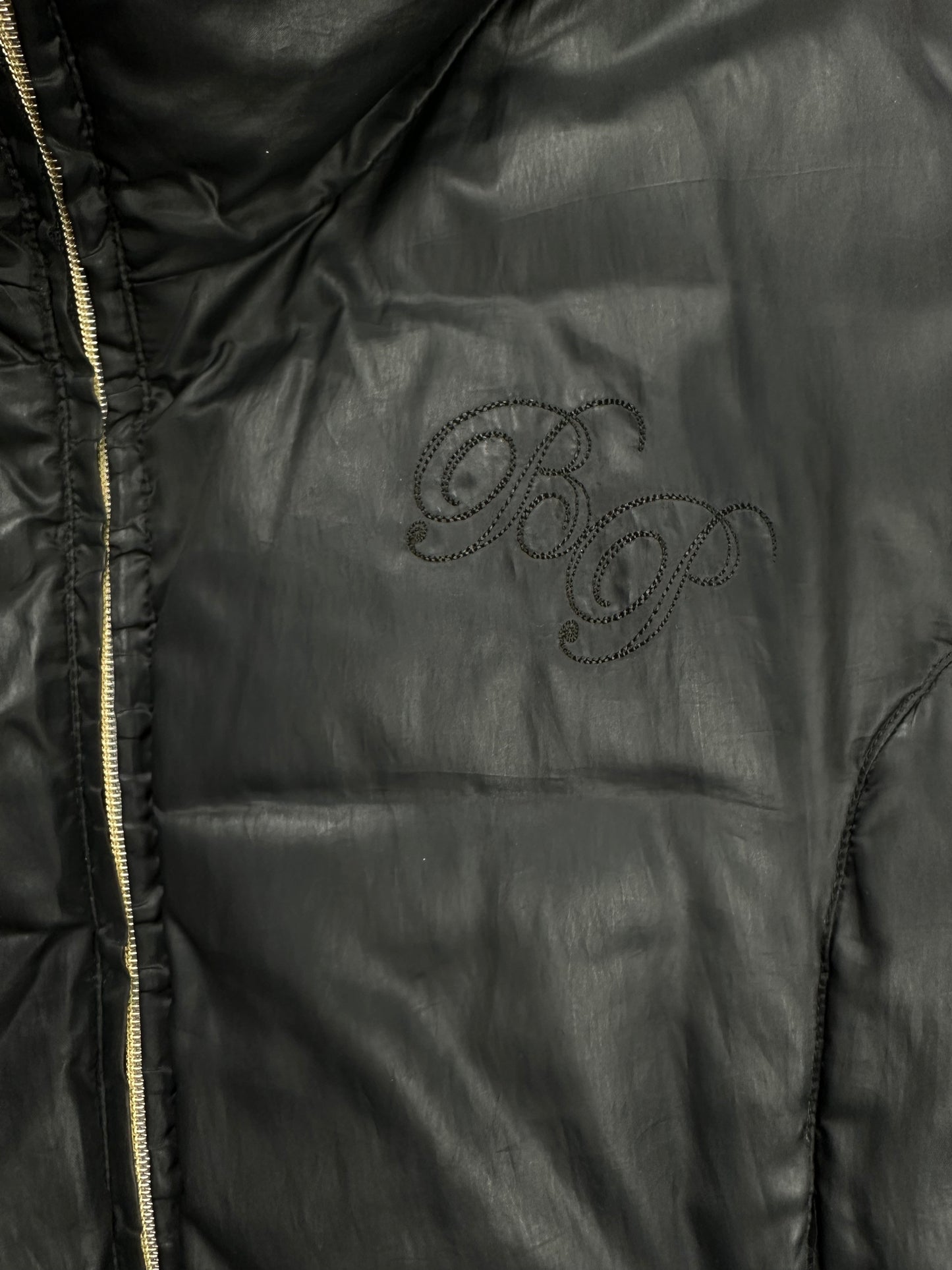 VINTAGE BABY PHAT BLACK MATTE NYLON BOMBER