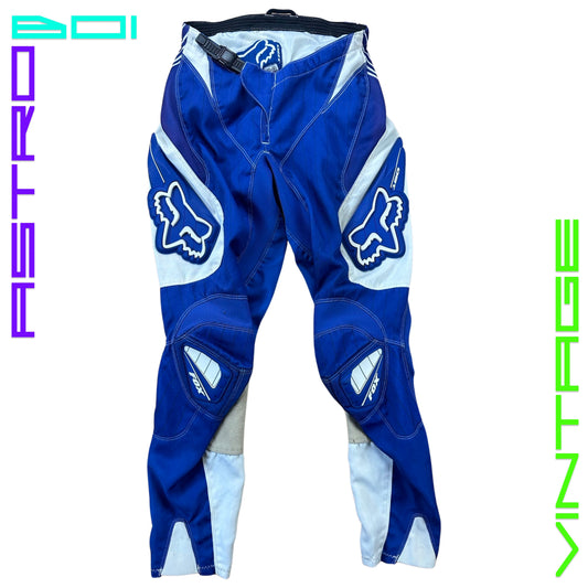 FOX RACING MOTOCROSS PANTS _ BLUE _28"