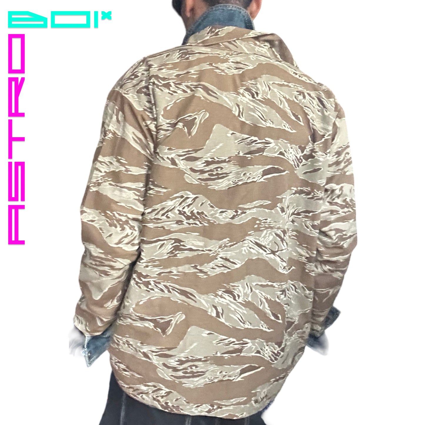 STAN RAY BROWN CAMOUFLAGE JACKET _ LARGE