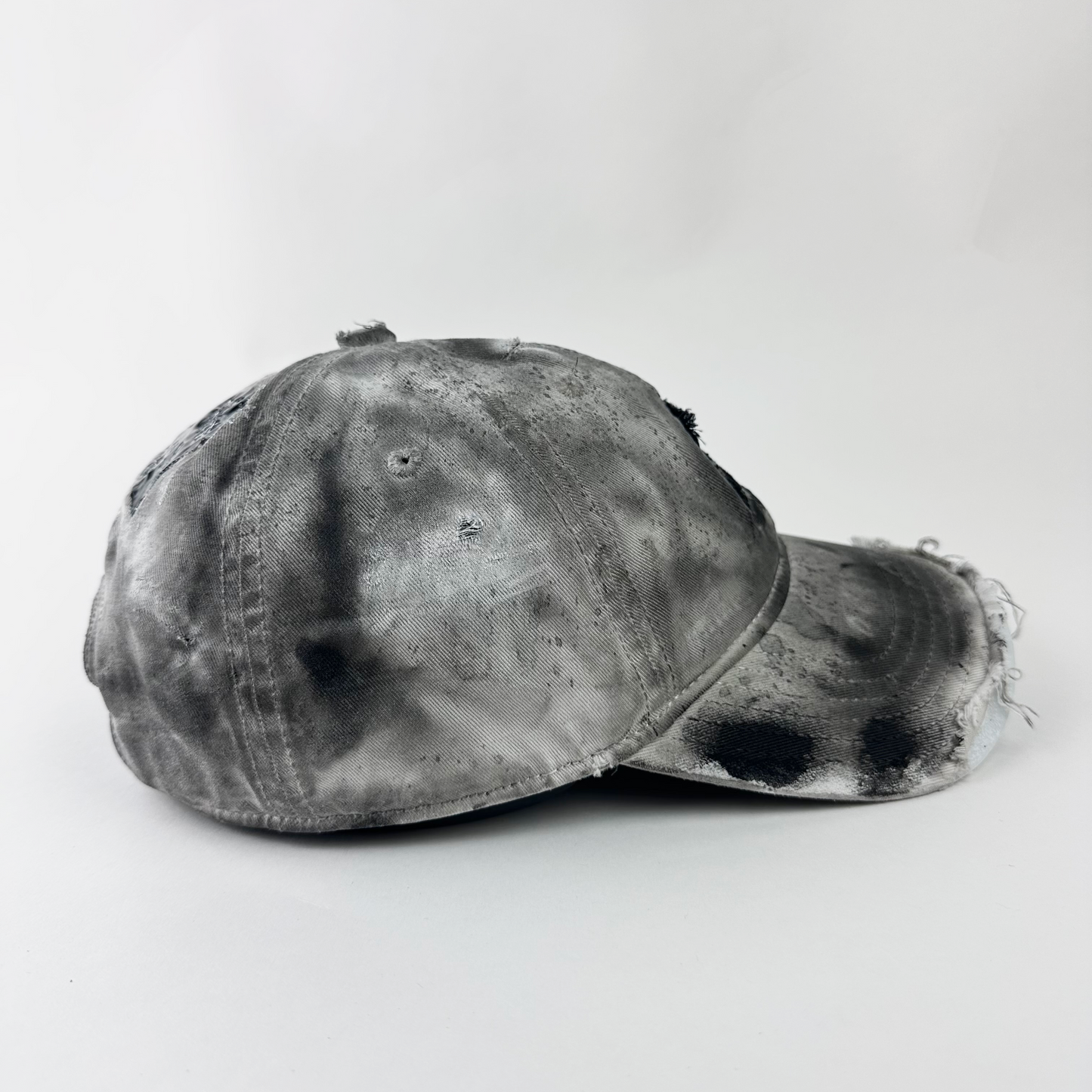 ASTROBOI* x Adidas 'H Chic' Tan Distressed Pierced Grunge Hat