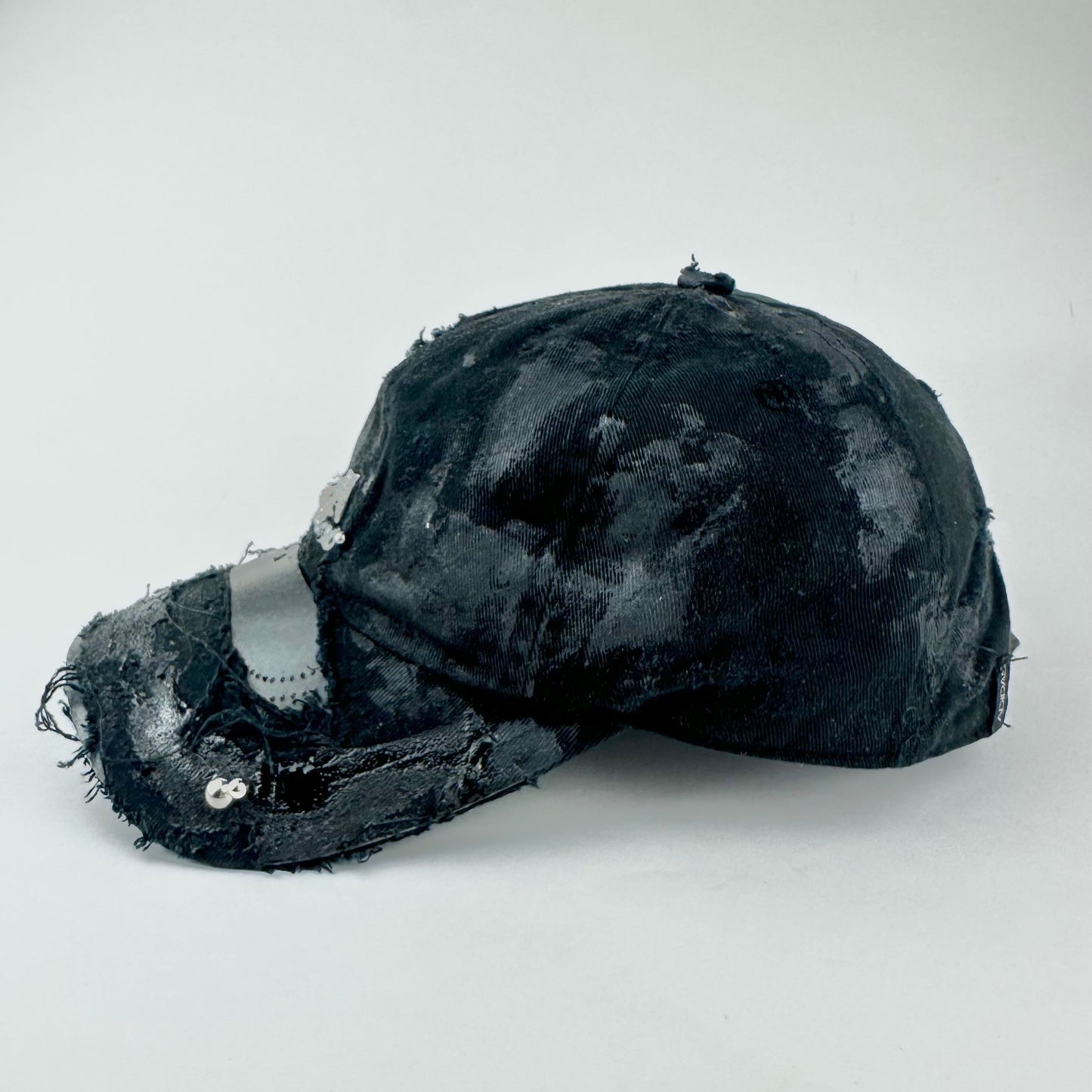 ASTROBOI* x Adidas 'Kink' Black Distressed Pierced Hat
