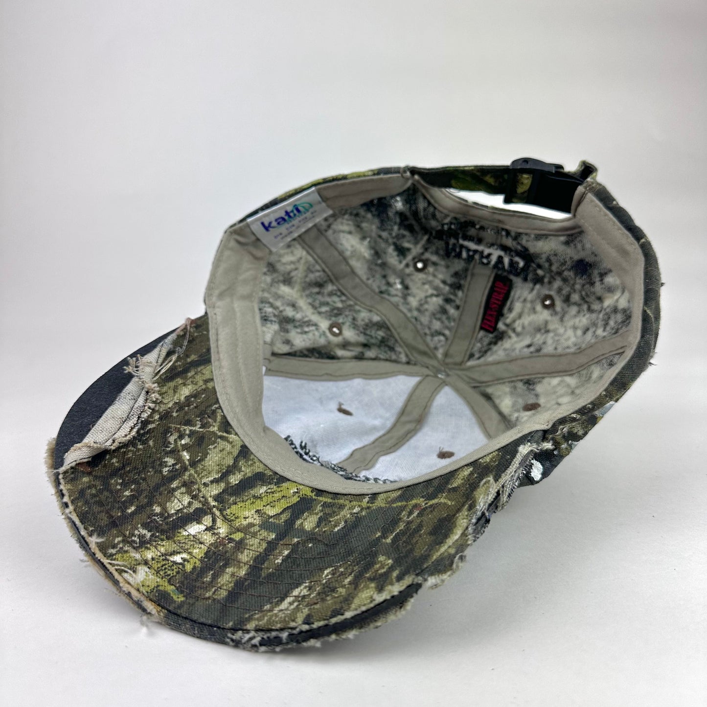 ASTROBOI* ‘This Way’ Brown/Green Camouflage Rhinestone Hat