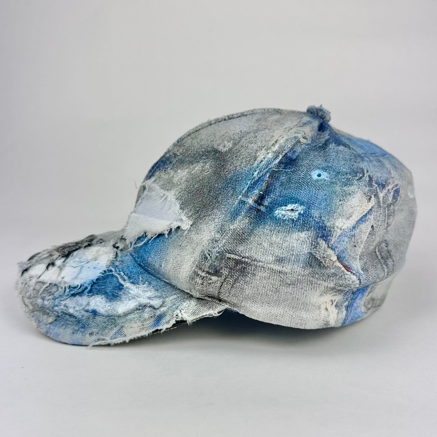 ASTROBOI* 'Margiela' Blue Deconstructed Trompe L'oeil Resin Hat