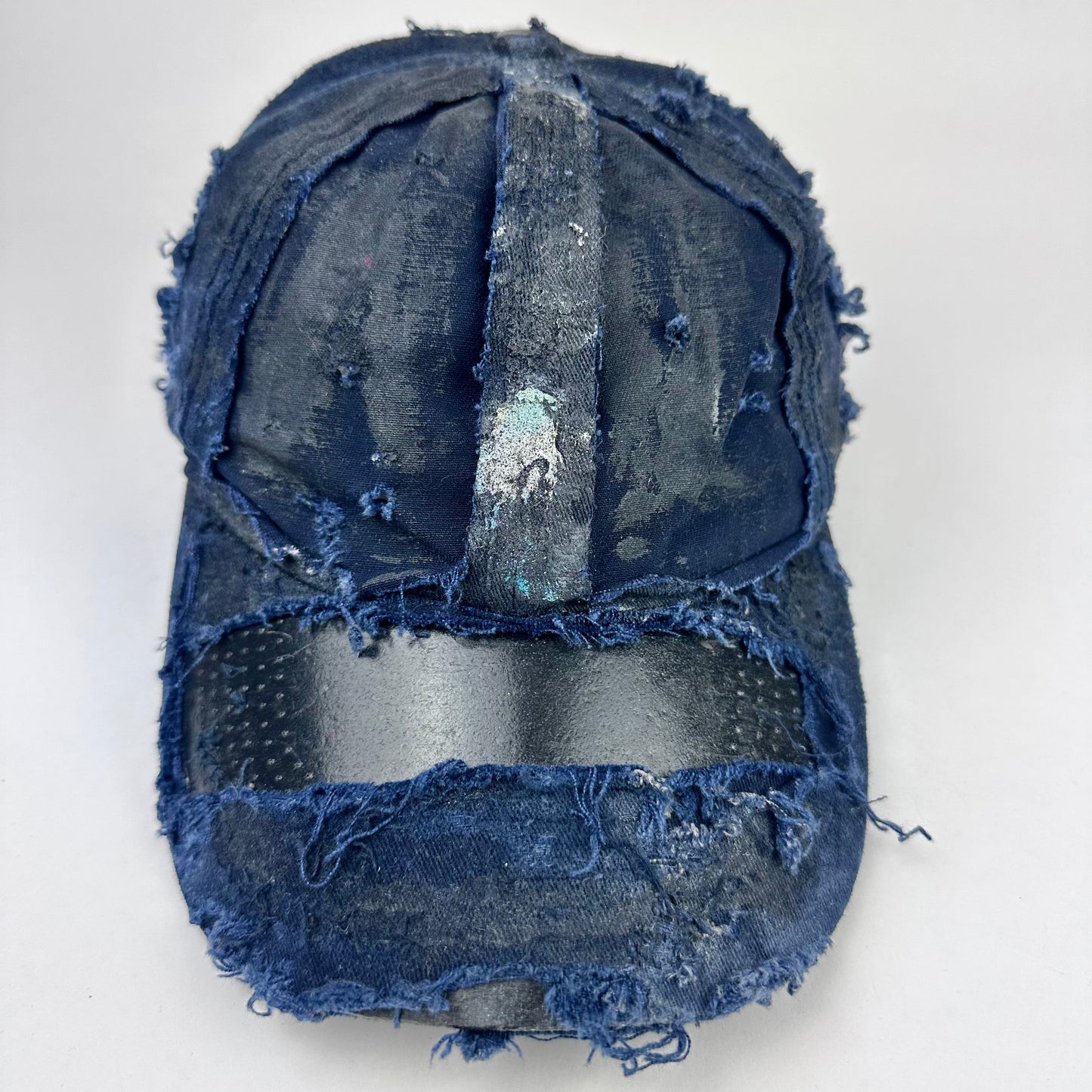 ASTROBOI* 'Theo' Blue Deconstructed Distressed Hat