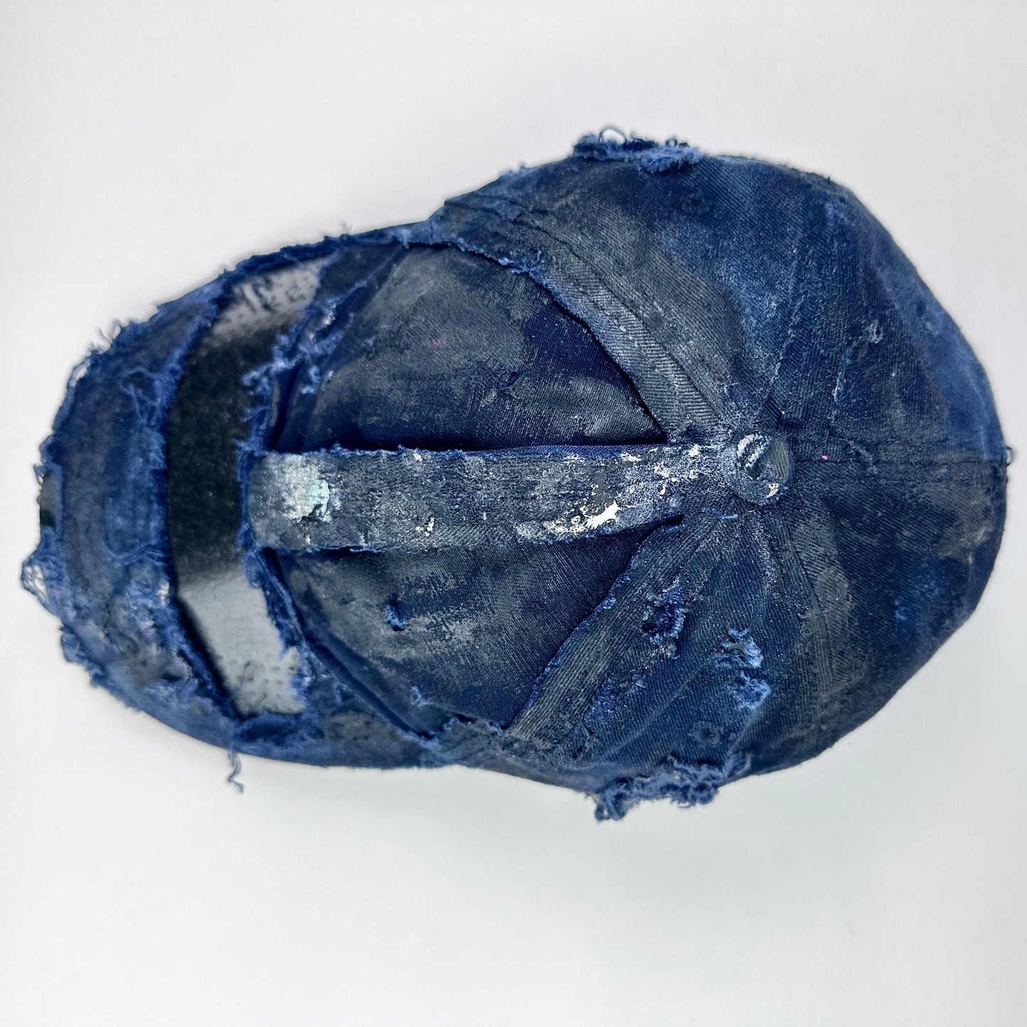 ASTROBOI* 'Theo' Blue Deconstructed Distressed Hat