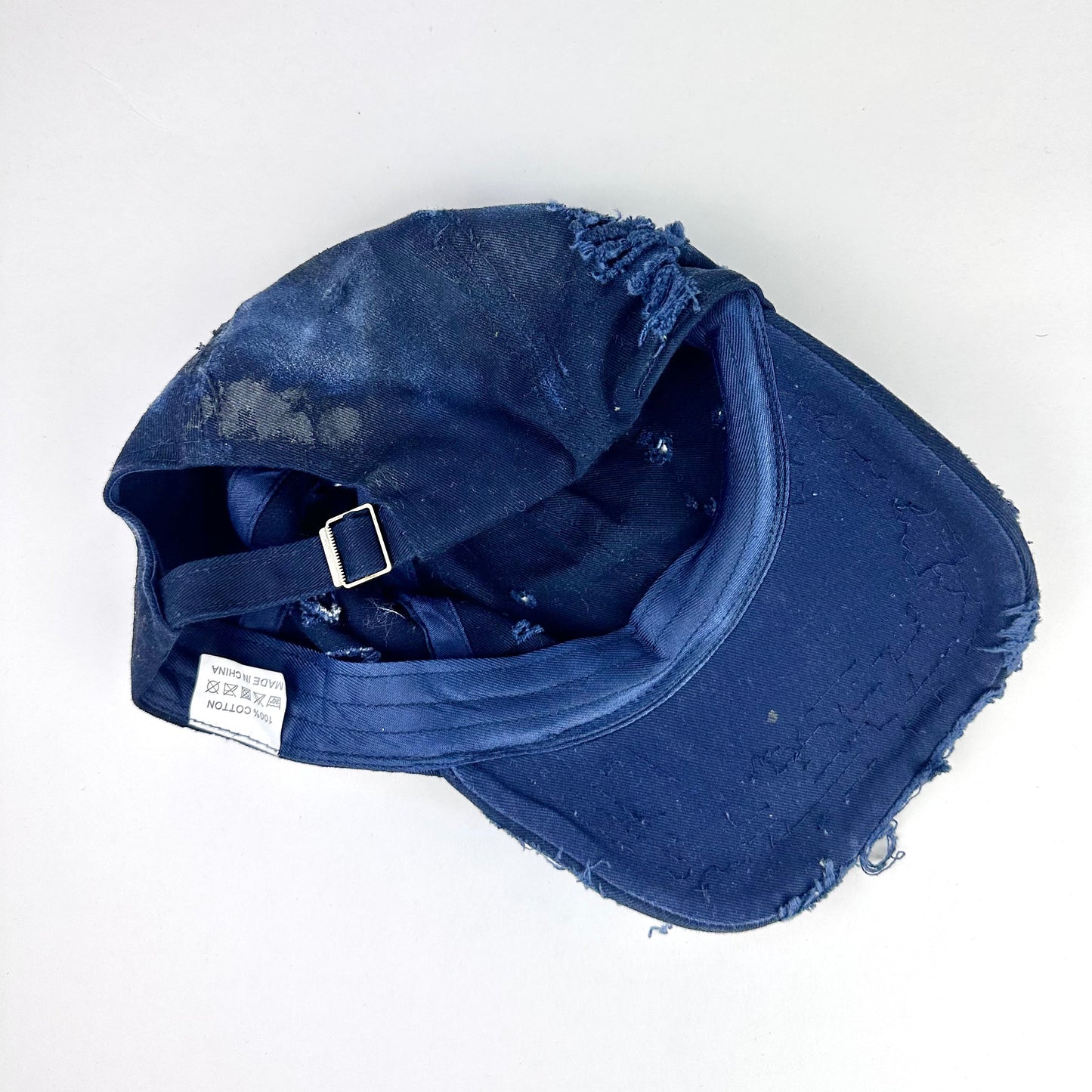 ASTROBOI* 'Theo' Blue Deconstructed Distressed Hat