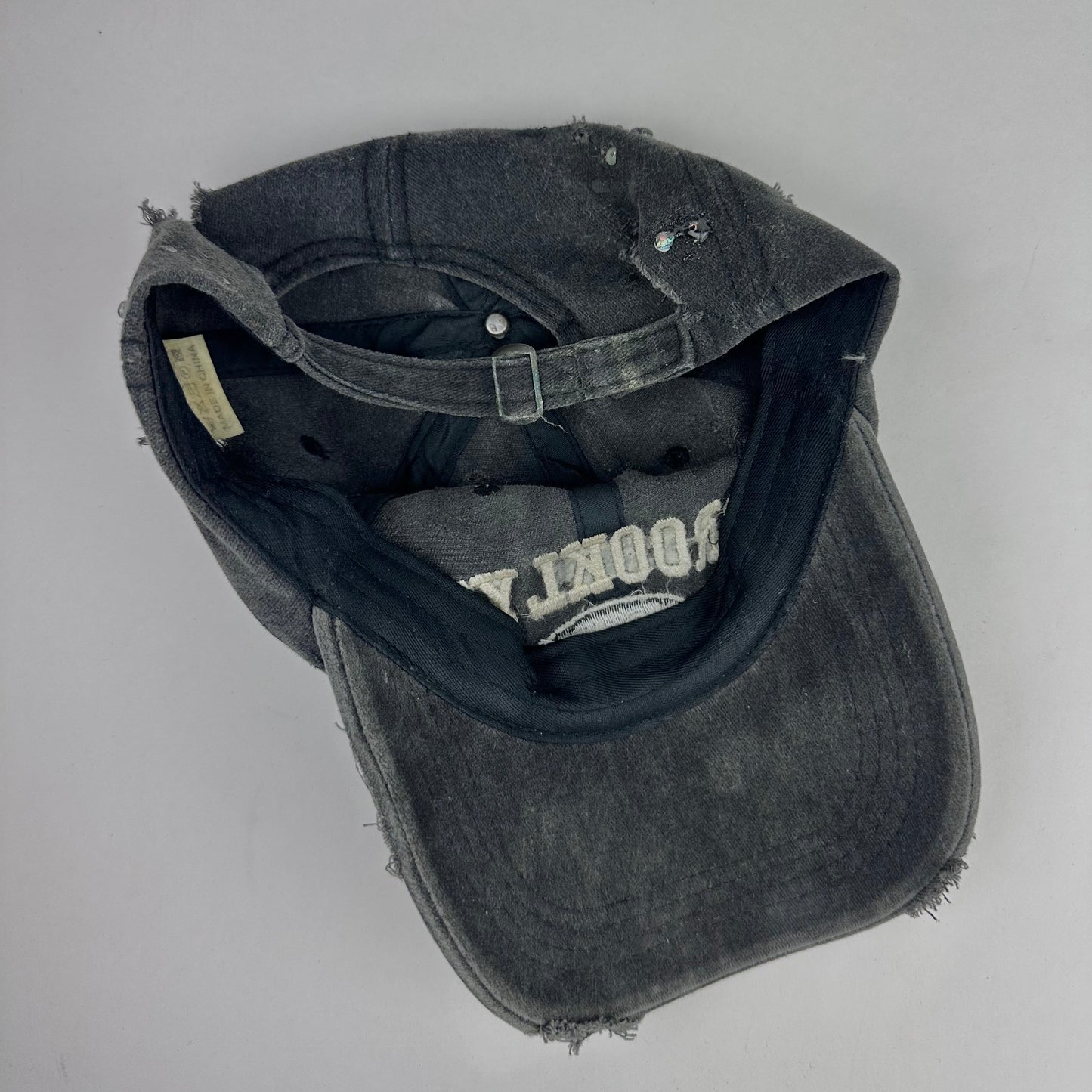 ASTROBOI* 'Moon Crystals' Brooklyn Black Distressed Rhinestone Hat