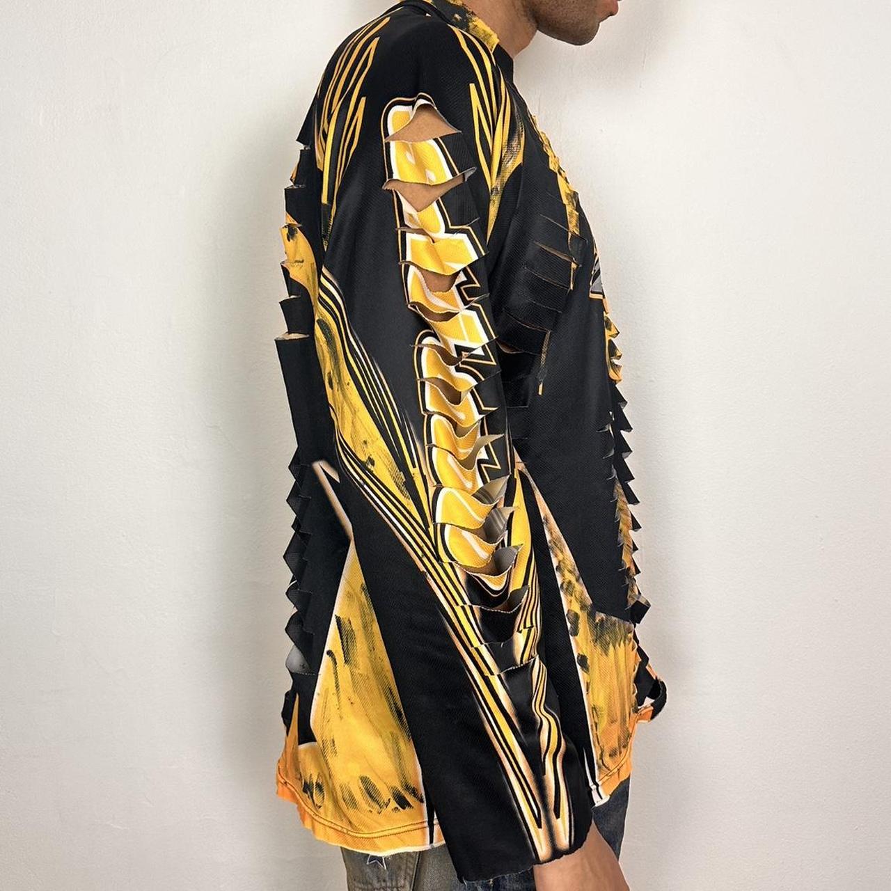 ASTROBOI* X Ski Doo Black/Yellow Painterly Motocross Jersey - XL