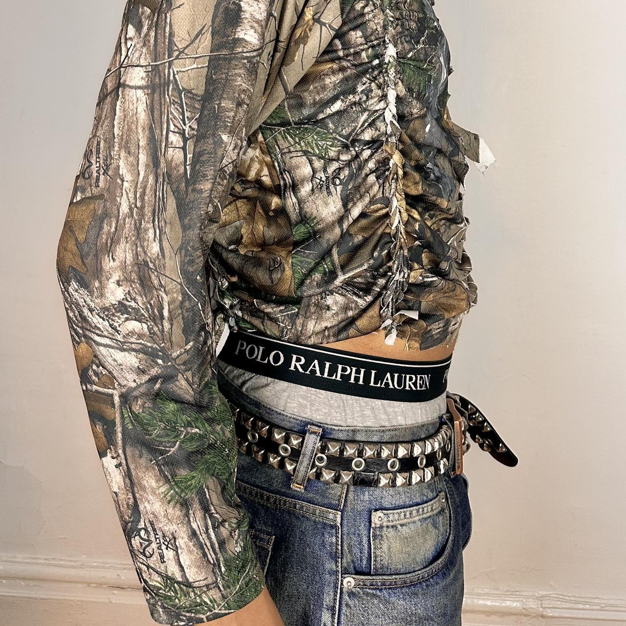 ASTROBOI* Brown Camo Real Tree Braided Top - Large