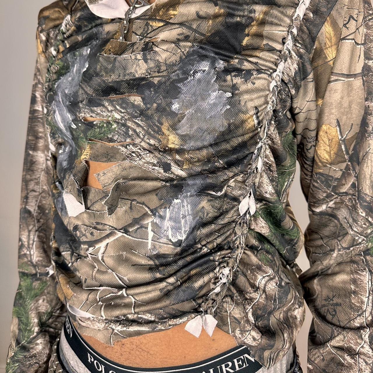 ASTROBOI* Brown Camo Real Tree Braided Top - Large