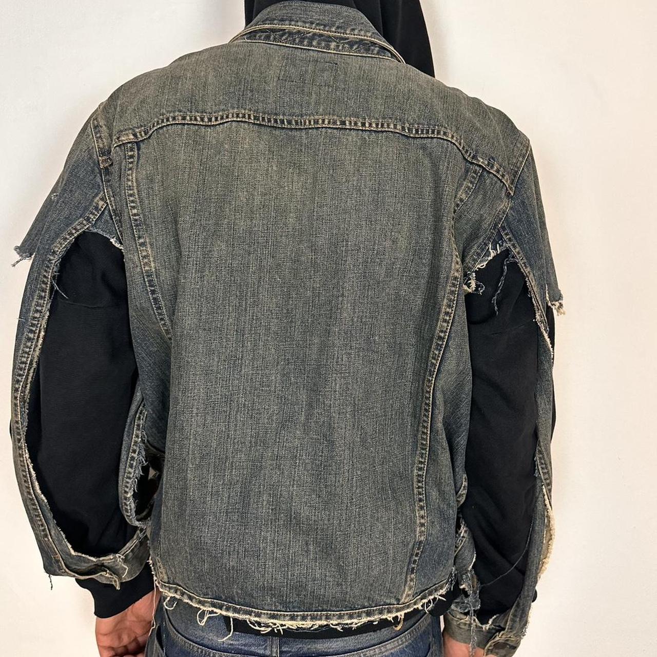 ASTROBOI* DECONSTRUCTED SAMURAI DENIM JACKET _ XL