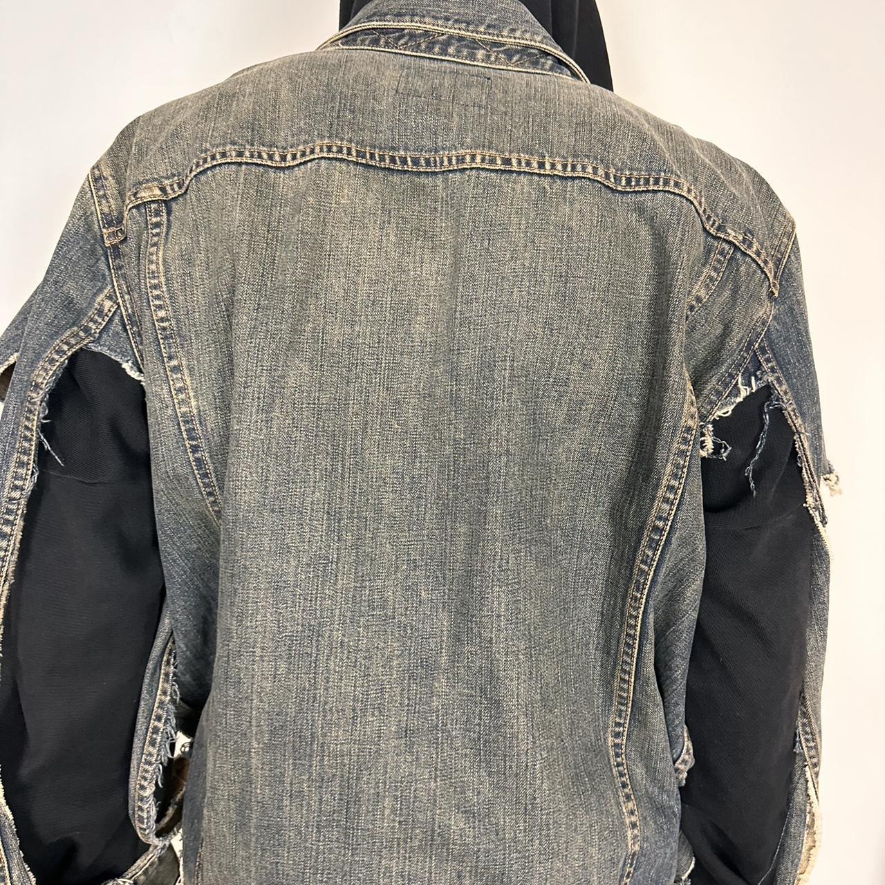 ASTROBOI* DECONSTRUCTED SAMURAI DENIM JACKET _ XL