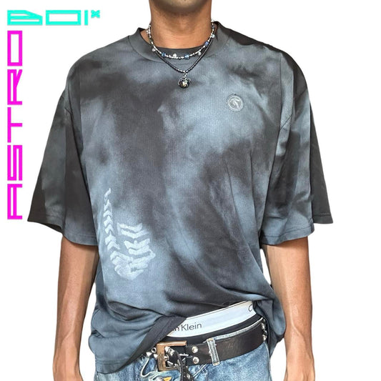 ASTROBOI* ANDONE BLACK AIRBRUSHED BAGGY T-SHIRT_ XXL