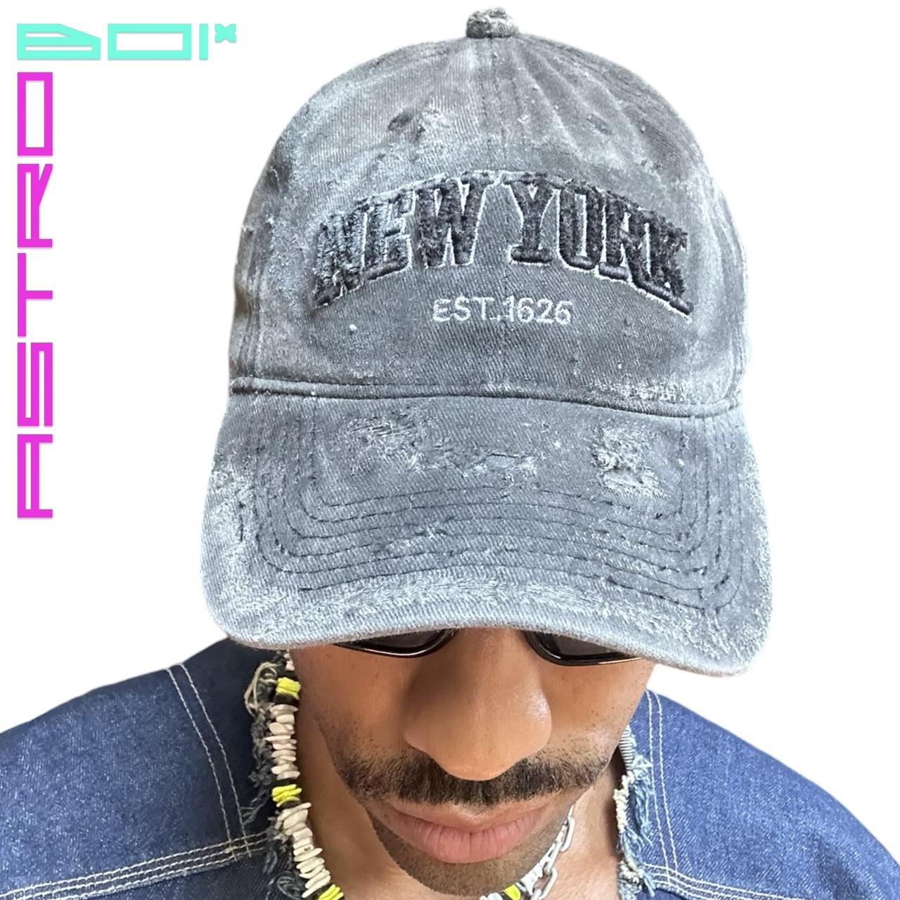 ASTROBOI* NEW YORK CLASSIC FADED BLACK HAT