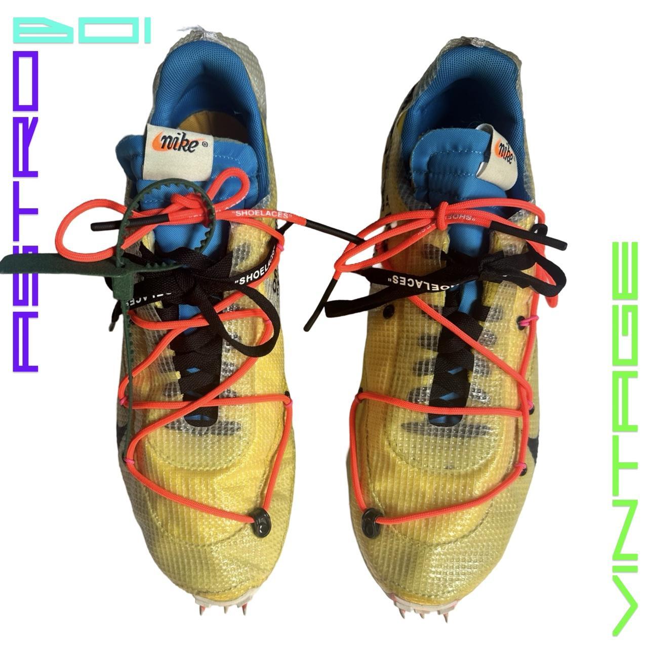 OFF WHITE X NIKE WHITE VAPOR STREET SNEAKERS _ 13.5 US