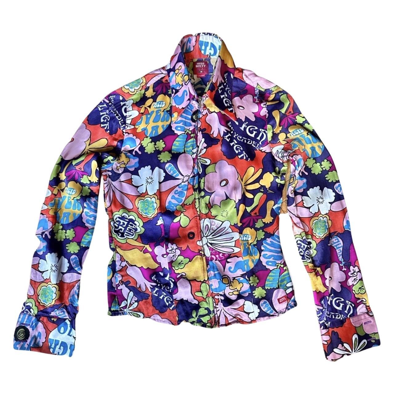 MISS SIXTY 70S FLOWER POWER JACKET _ XS