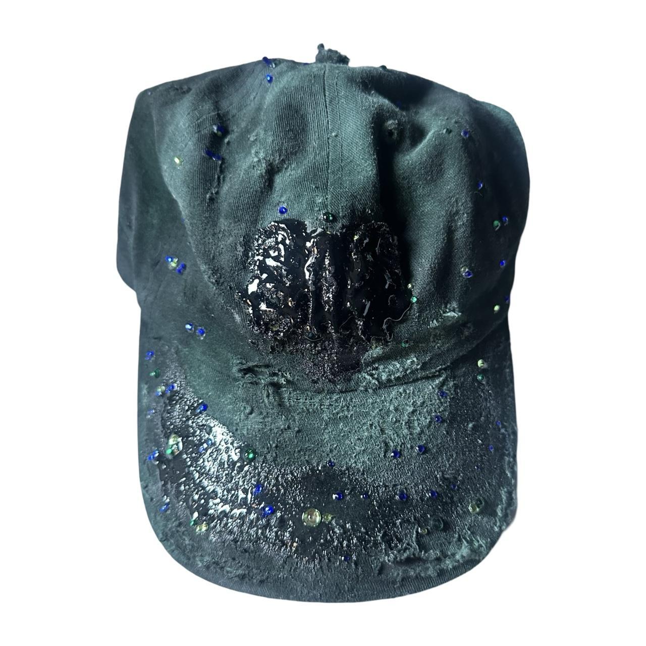 ASTROBOI* 818 Green Resin Slime Rhinestone Baseball hat