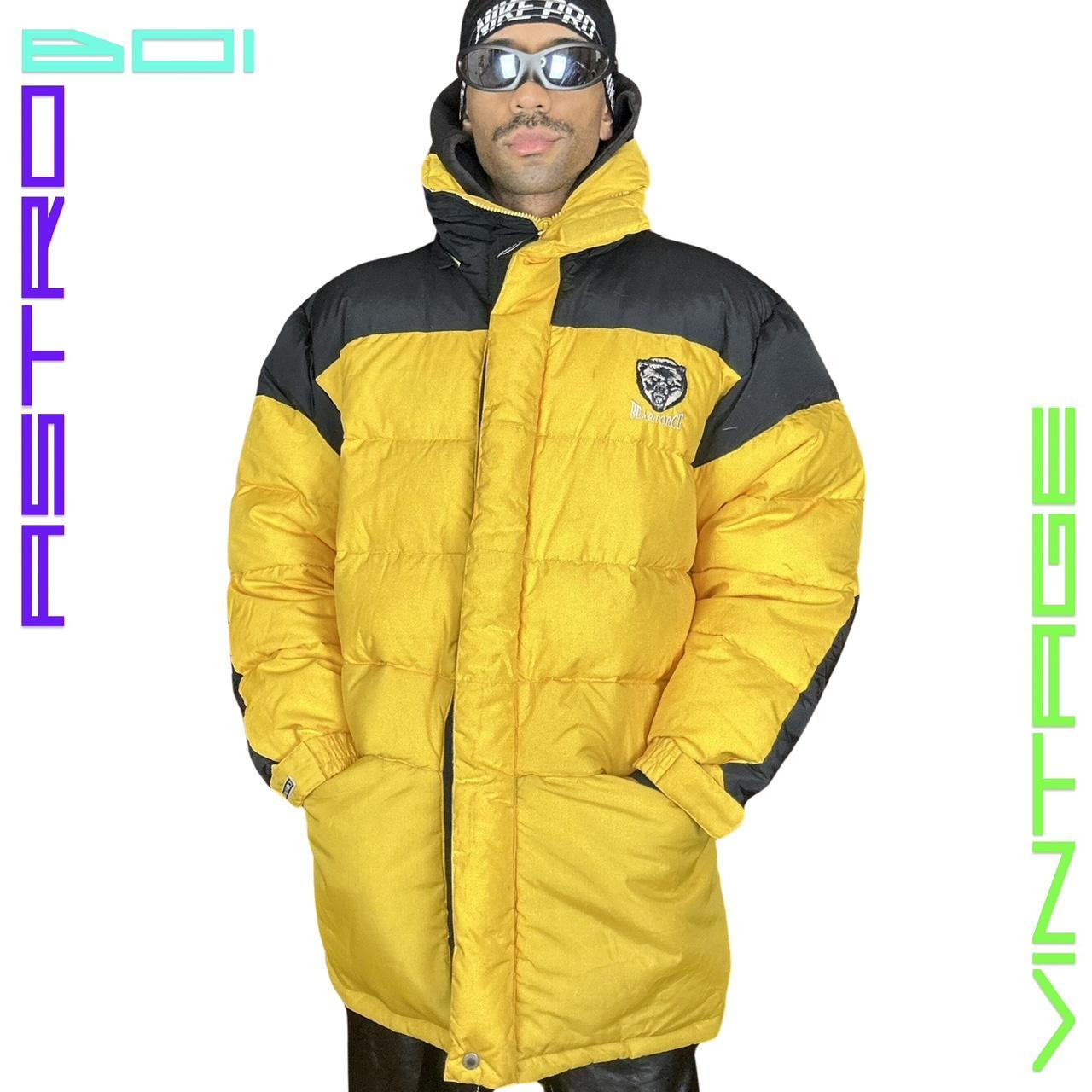 BEAR MOUNTAIN YELLOW PUFFER JACKET _ XL