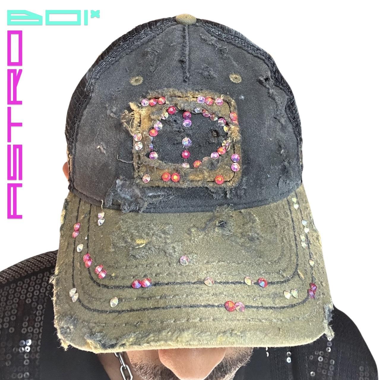 ASTROBOI* RHINESTONES AND GASOLINE TRUCKER HAT