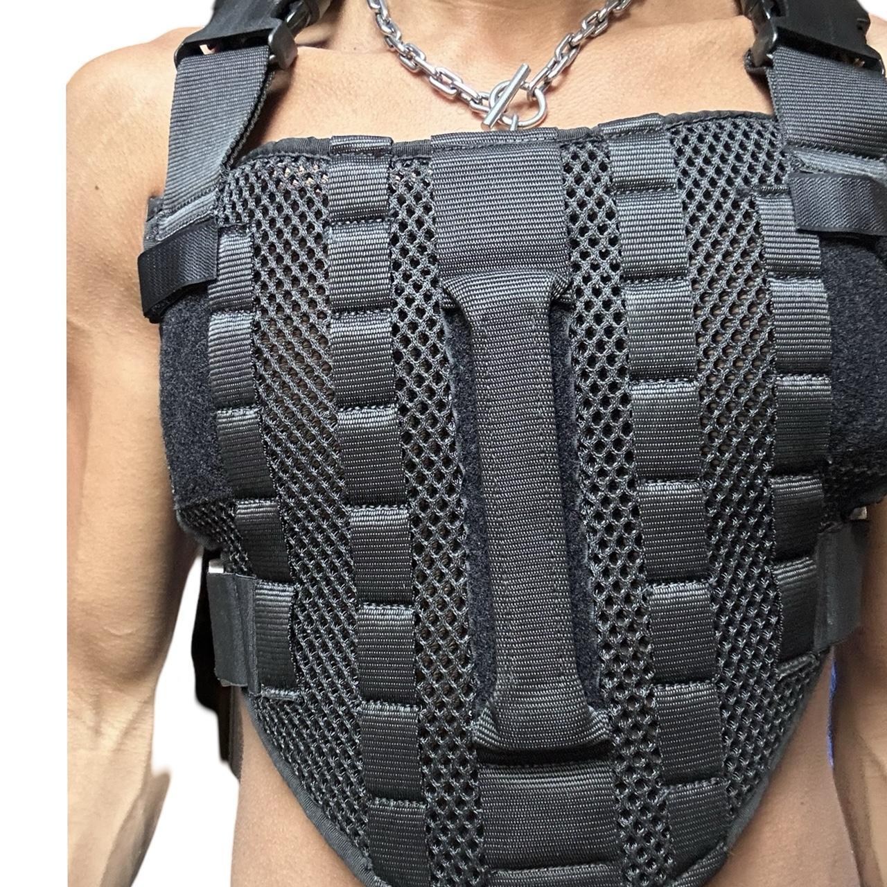 RARE 1017 ALYX 9SM Mens designer tactical fencing vest with adjustable side buckles size medium