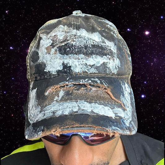 ASTROBOI* x Mossy Oak Brown Camo Painted Hat - front 2
