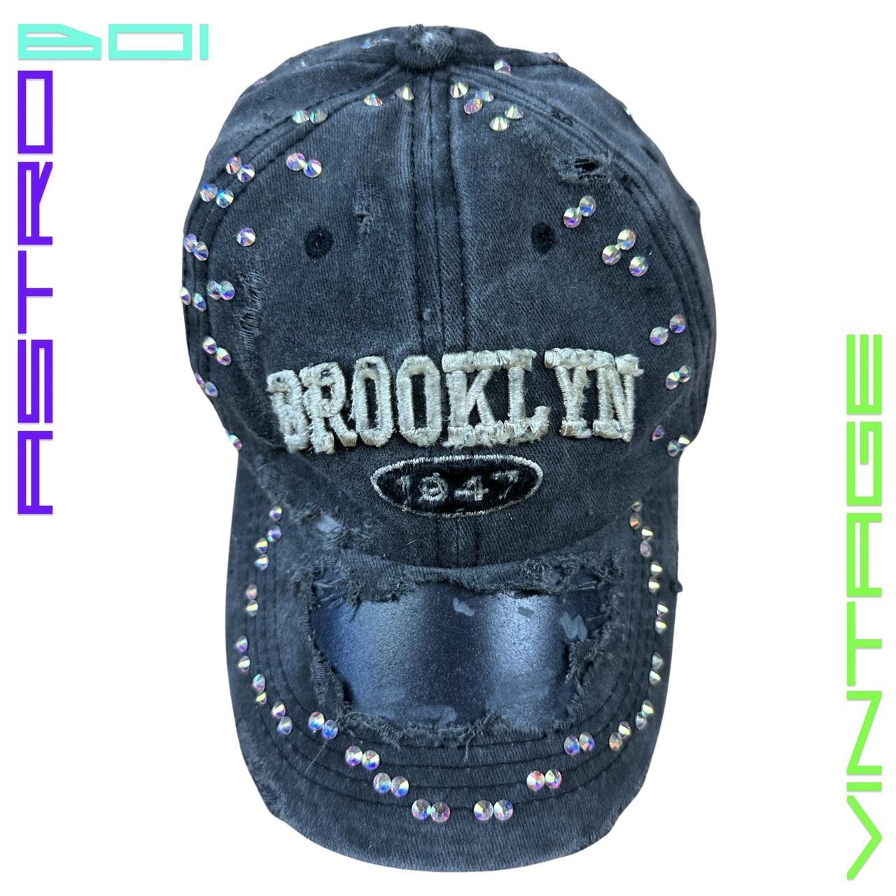 ASTROBOI* BROOKLYN DISTRESSED RHINESTONE HAT