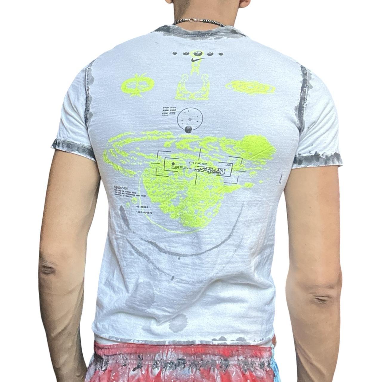 ASTROBOI x Nike Planetary Systems White Sketch T-shirt -  back 