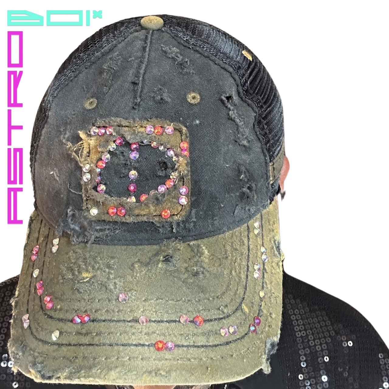 ASTROBOI* RHINESTONES AND GASOLINE TRUCKER HAT