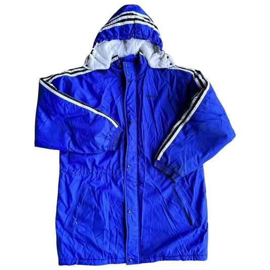 ADIDAS PUFFER DUFFLE COAT _ BLUE _ XXL