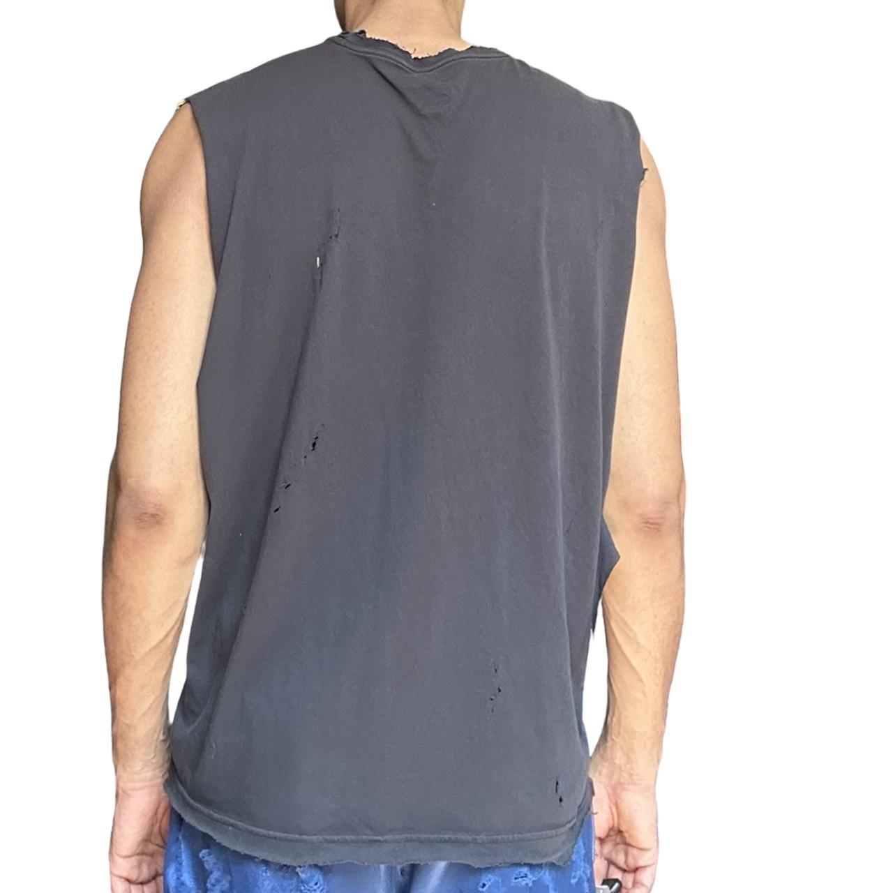ASTROBOI* x Nike Celestial Navy Football Graphic Sleeveless Muscle Shirt – back