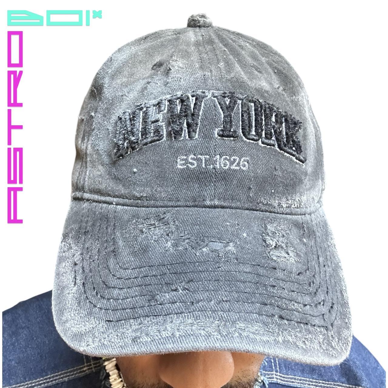 ASTROBOI* NEW YORK CLASSIC FADED BLACK HAT