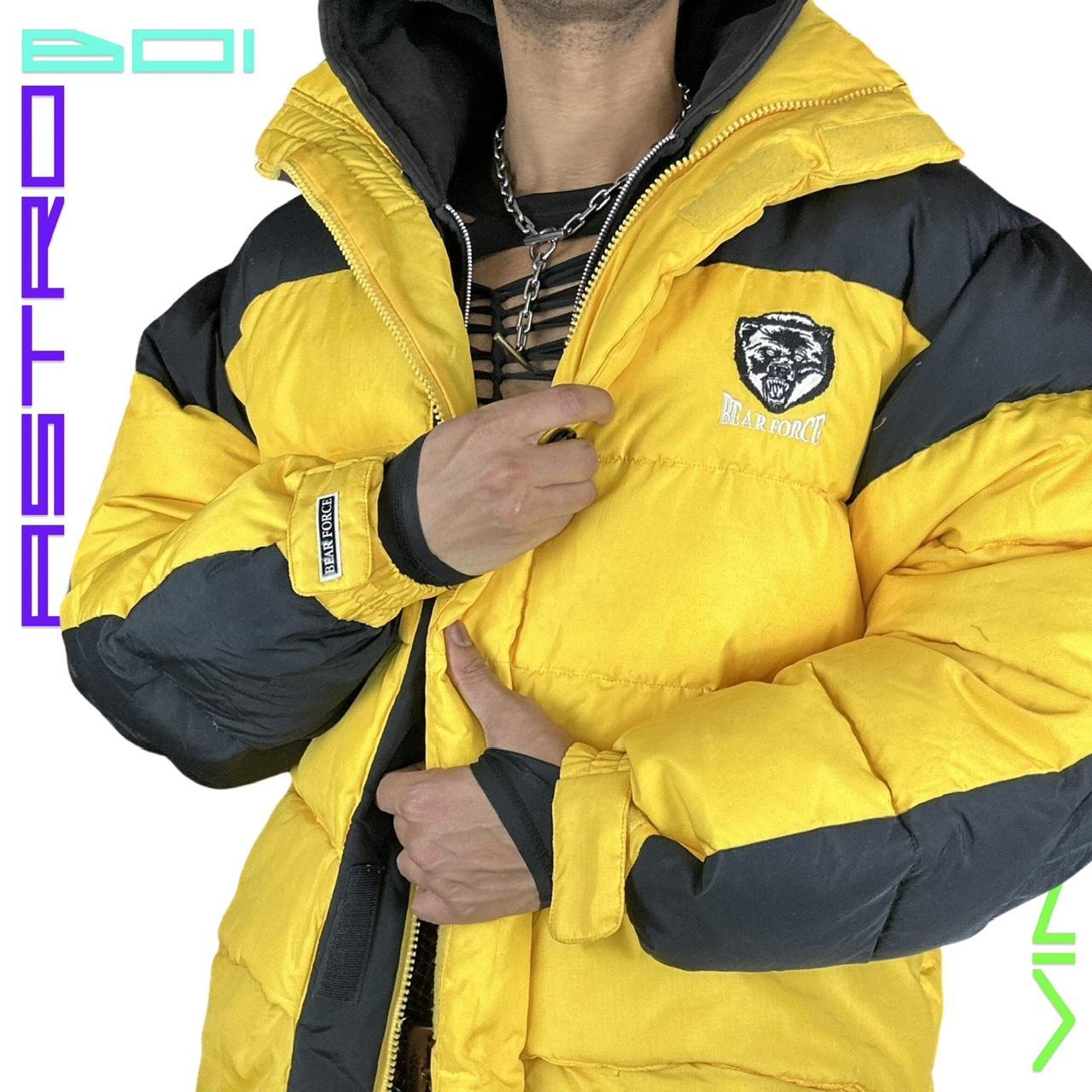 BEAR MOUNTAIN YELLOW PUFFER JACKET _ XL