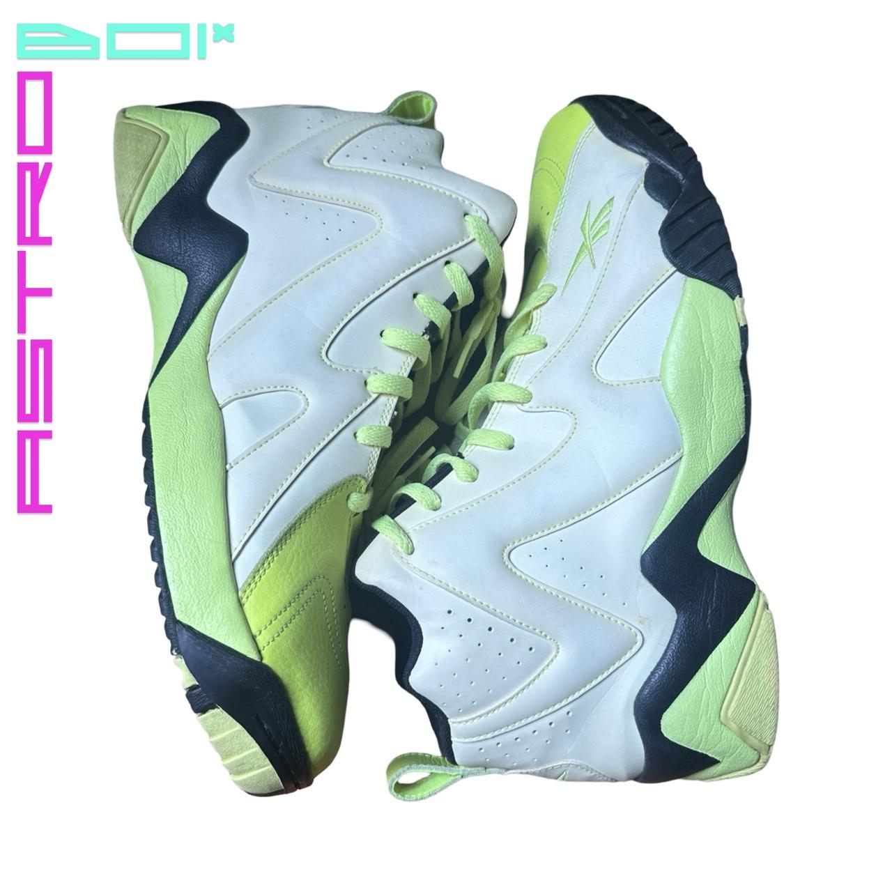 REEBOK KAMIKAZE II MID 'GLOW' NEON GREEN SNEAKER _ SIZE 13