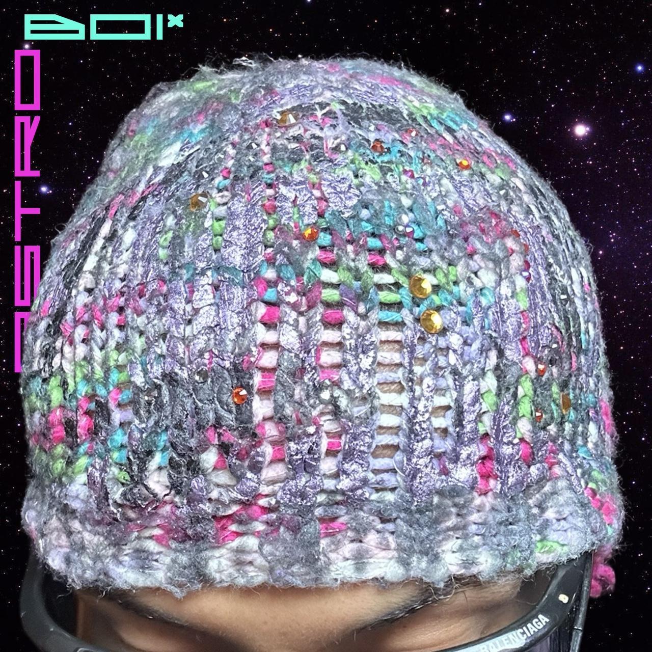 ASTROBOI* Twisted Fairy Punk Rhinestone Beanie