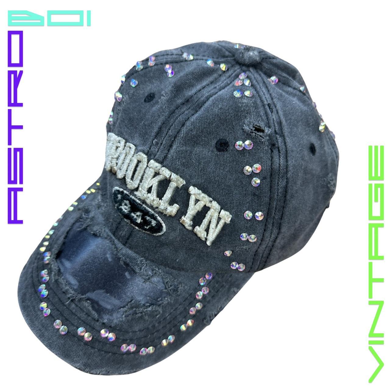 ASTROBOI* BROOKLYN DISTRESSED RHINESTONE HAT