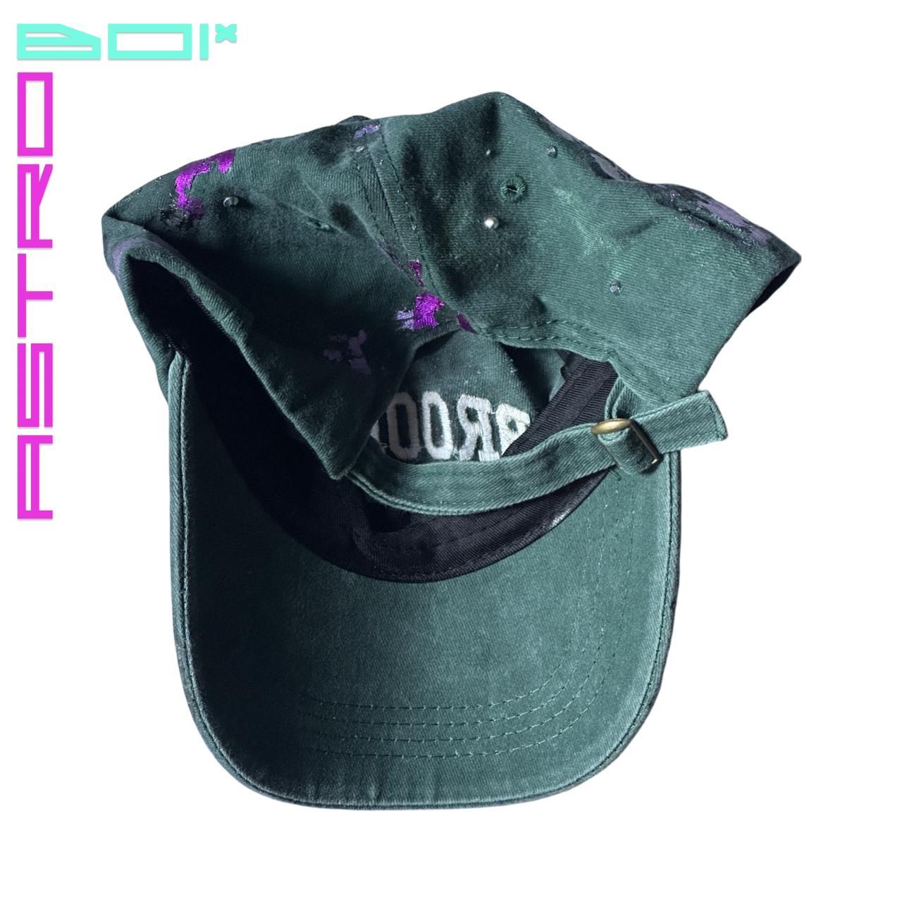 ASTROBOI* 'Paint Slab' Green Distressed Resin Baseball Hat