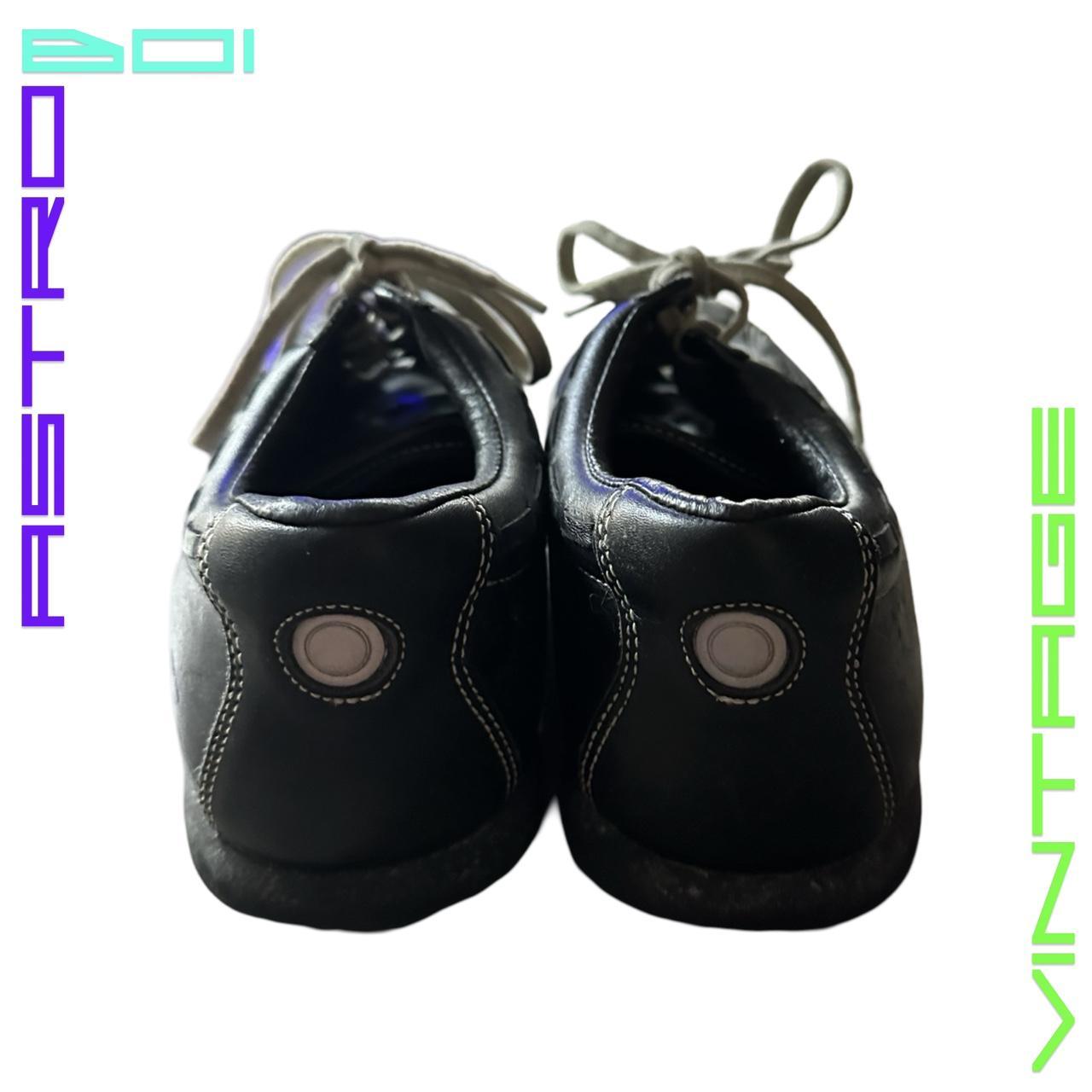 VINTAGE HYDE 90s BLACK LEATHER BOWLING SNEAKER _ SIZE 11