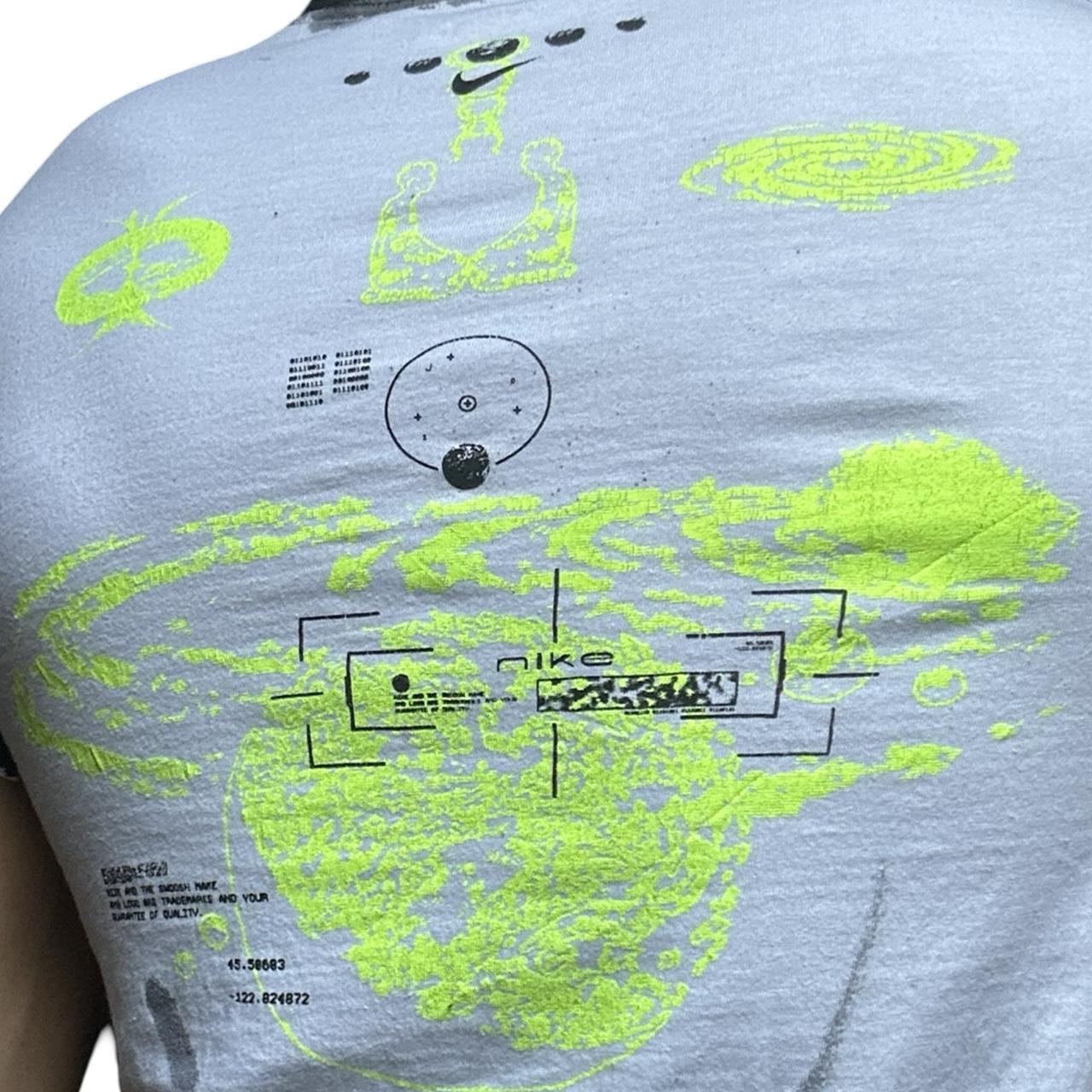 ASTROBOI x Nike Planetary Systems White Sketch T-shirt -  back detail 
