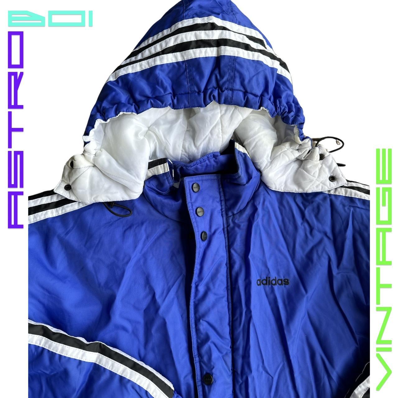 ADIDAS PUFFER DUFFLE COAT _ BLUE _ XXL