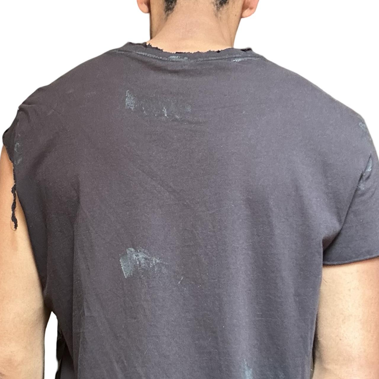 ASTROBOI* CK Jeans Black Asymmetric Logo T-shirt - back 2