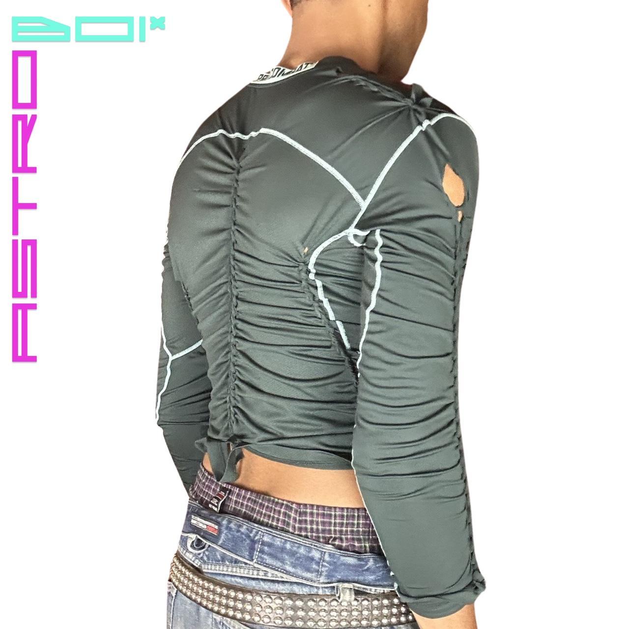 ASTROBOI* NIKE PRO DULL GREEN LYCRA SECOND SKIN TOP