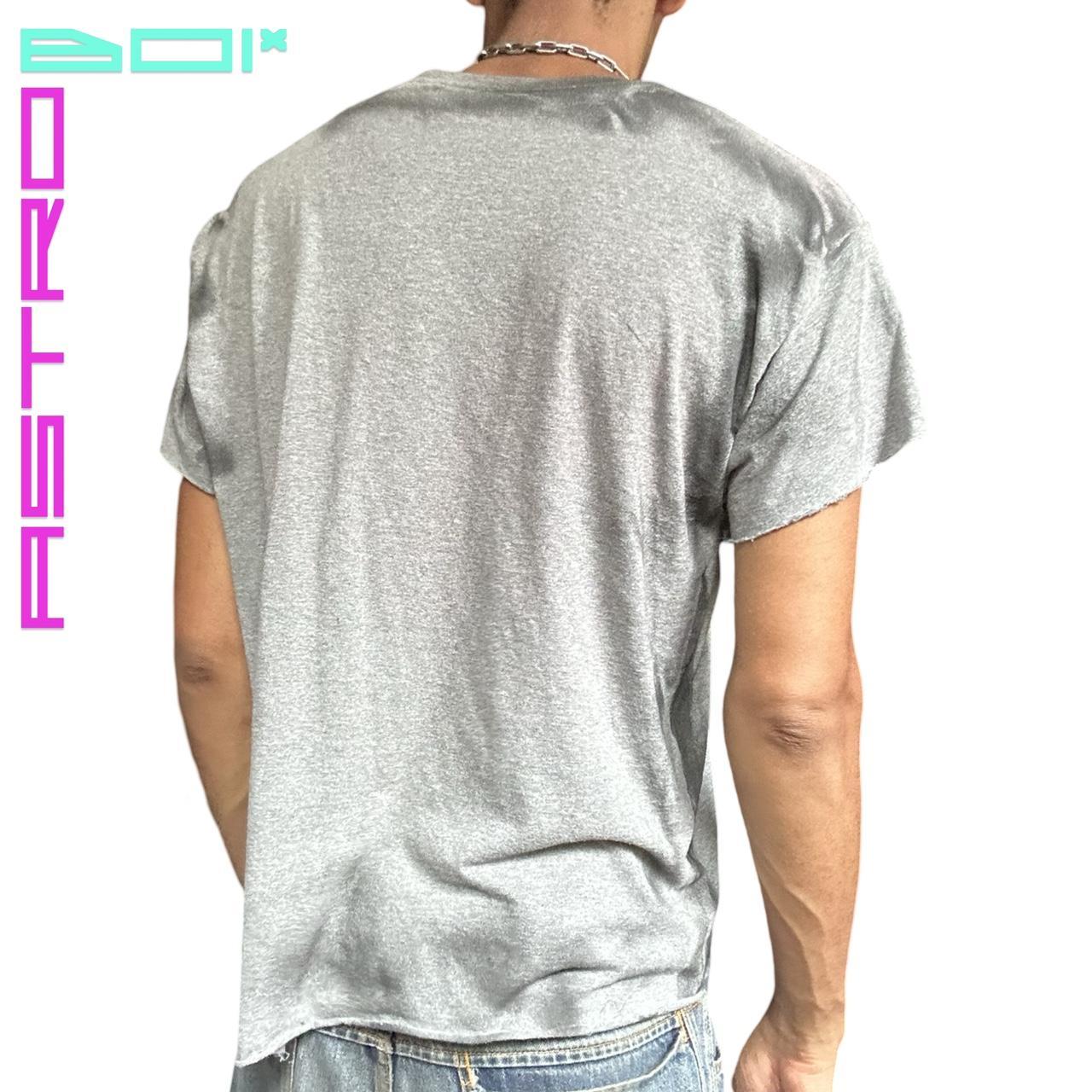 ASTROBOI* GRAY FOOT PRINT SHORT SLEEVE T-SHIRT_  XL