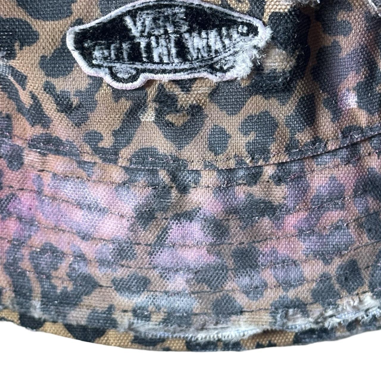 ASTROBOI* Vans Brown Cheetah Print Pierced Bucket Hat